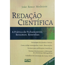 Redação Científica (MEDEIROS, João Bosco)