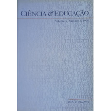 Ciência & Educação (Vol. 5 - N. 1 - 1998) [Revista]